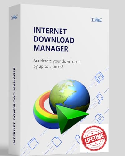 Image of (New 2024 Edition) IDM : Internet Download Manager - LIFETIME Validity License | 1 PC /Lifetime License with Future Updates | (Email Delivery in 24 Hours- No CD)