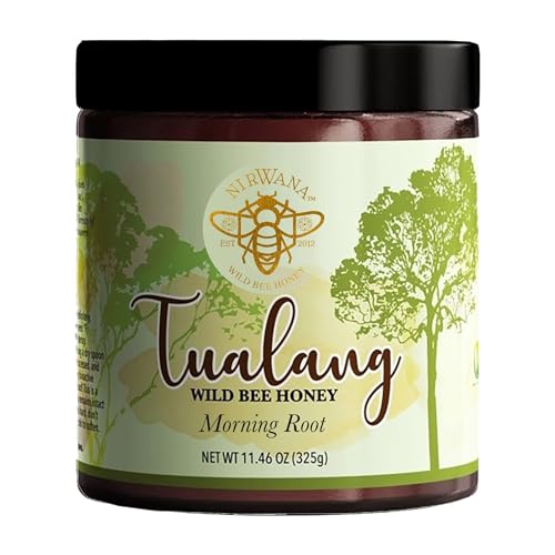 Image of Morning Root by Nirwana - Wild Bee Tualang Honey, Malaysian Rainforest Multifloral Honey, 325 g Glass Jar