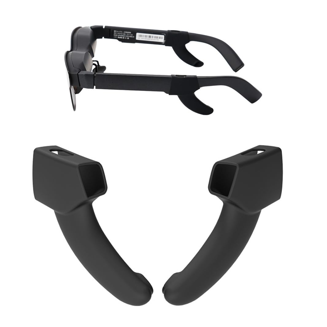 Sound Guide Tubes for RayNeo Air Series Soft Silicone Ear Clips Anti-Leakage Audio Horns Enhance Immersion Reduce Sound Leakage Sound Guiding Earcups