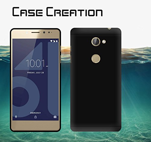 Image of Case Creation (TM 10.Or (Tenor) E 2017 Thin Perfect Fitting Black Silicone Matte Finish Flexible Soft Corner Protection with Slim Back Case Cover