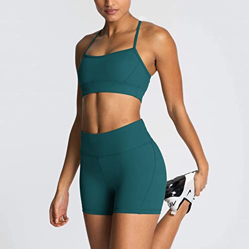 Womens Workout Sets 2 Piece Yoga Outfits Gym Matching Clothing Set — view 5