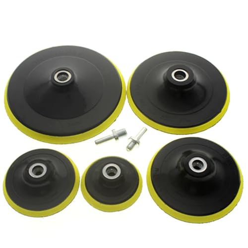 Almohadilla de pulido autoadhesiva de 100 mm con varilla M14 para faros de coche 3