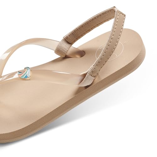 Image of Reef Girls' Little Charming Backstrap Flip Flop Sandals