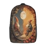 kaiyun The Dwarf Sits on The Sun And Talks to The Moon Kids Travel Backpack Kindergarten Schoolbag Bookbag For Girls Boys Baby 17inch