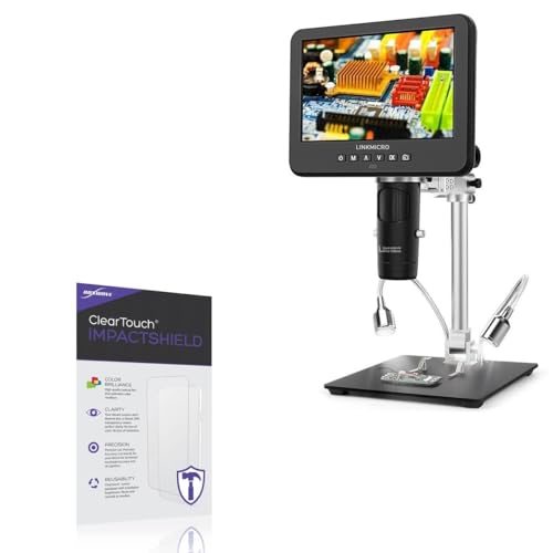 BoxWave Screen Protector Compatible with LinkMicro LM246M - ClearTouch ImpactShield (2-Pack), Impenetrable Screen Protector Flexible Film