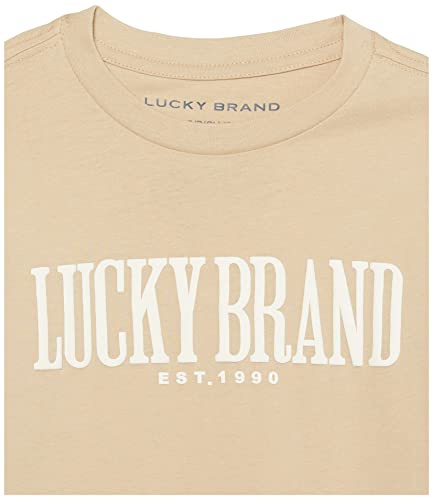 Image of Lucky Brand Boys' Short Sleeve Graphic Crew Neck T-Shirt, Soft, Comfortable, Relaxed Fit