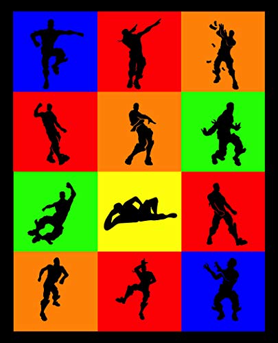 Simply Remarkable Gaming Dances Wall Art Print. Name That Dance with This Video Game Poster Boneless, Hype, Make It Rain, Take The L and More (8" x 10")