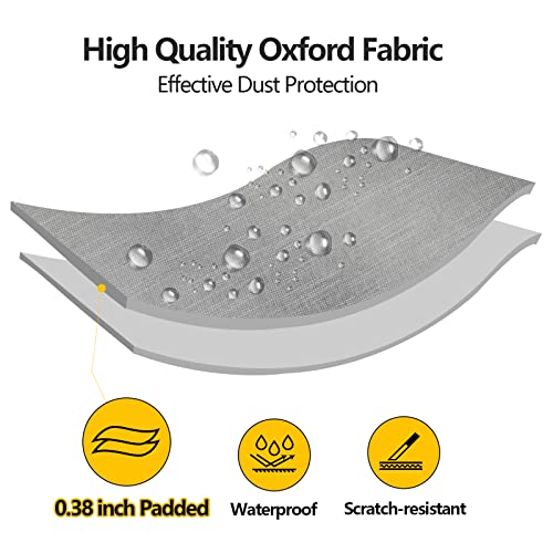 HOHIYO Electric Guitar Bag 39 40inch Electric Guitar Gig Bag 7MM Thick Padded Guitar Case Waterproof Neck Protector Pillow Pad Electric Guitar Bag Soft Guitar Case Gray - Image 4