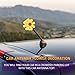Surosha Daisy Car Antenna Topper, Car Antenna Decoration, Vehicle Roof Toppers Cute Daisy Aerial Ball Dashboard Accessory, Auto Accessories Decoration Roof Aerial Foam Ball for Women Men (Yellow)