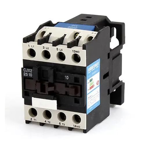 Contacteur triphasé 1NO CJX2-25 AC avec tension de bobine nominale 24V