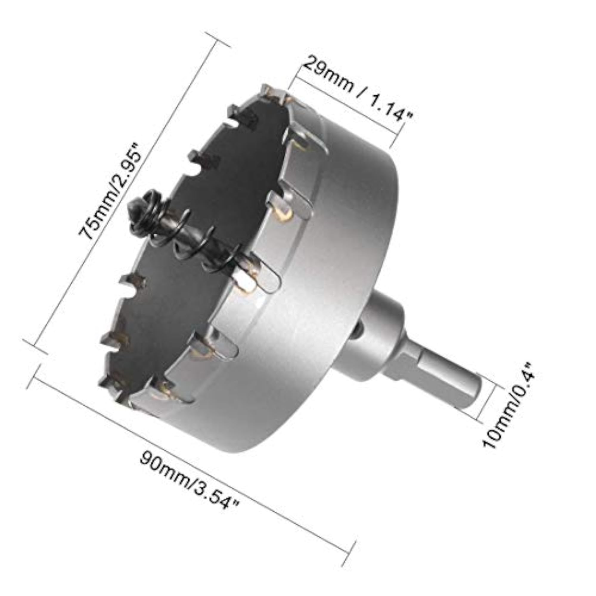 75mm Carbide Hole Cutter for Stainless Steel Sheet Metal