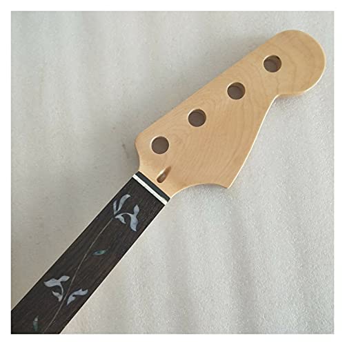 Lynlyn Guitar Neck Gloss Maple 20 Fret Bass Guitar Neck Rosewood Fingerboard Nut 42Mm #TOP1