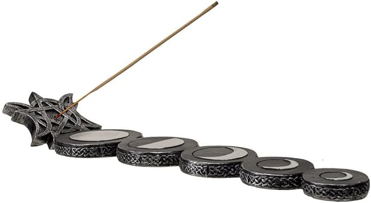 Pacific Giftware Mystic Moon Incense Burner, 11.33 Inches Length, Decorative Incense Holder