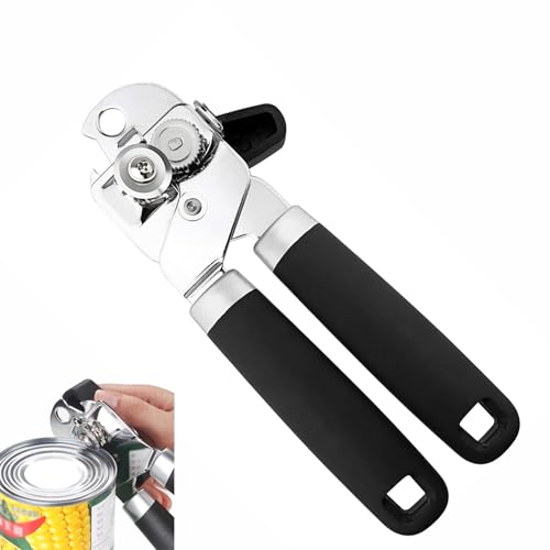 Apriscatole Manuale,3 in 1 Acciaio Inossidabile Apriscatole Manuale Facile da