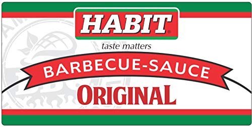 Image of HABIT Barbecue Sauce - 600g x Pack of 1 | 100% Vegetarian | Sweet & Tangy Flavor | Perfect for Grilling, Marinades, Basting & Toppings