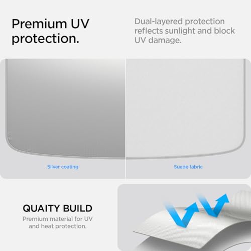 Image of Spigen Double-Layered CryoShade Roof Sunshade Designed for Model 3 Highland (Standard, Premium & Performance 2024 /2025 /2026) with UV Protection