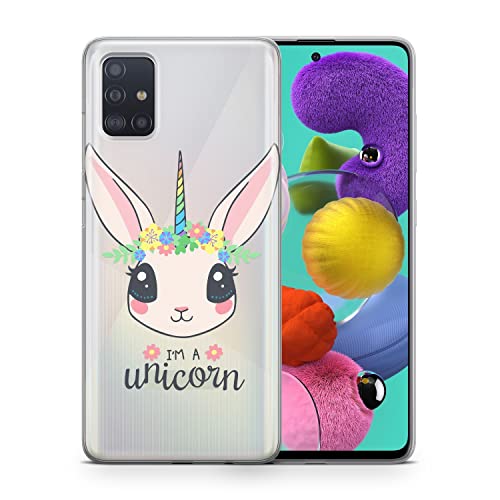 Coque Huawei P20 Lite 2019 silicone König Design lapin licorne antichouille