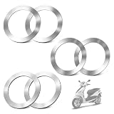 Variomatik Ausgleichscheiben für Piaggio 50cc Zip - Distanzscheiben Passscheibe für Piaggio 50cc Zip Gilera Runner NRG 5 Riemenscheibe Keilriemen, Ausgleichscheiben Variomatik Distanzscheibe, 6 Stück