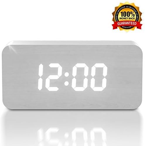 [New Upgraded] 2018 LED Alarm Clock - Cute Digital Display Model for Heavy Sleepers - Get Today 100% Warranty - Travel Clocks for Adults, Teens & Kids, Girls and Boys - Limited Edition