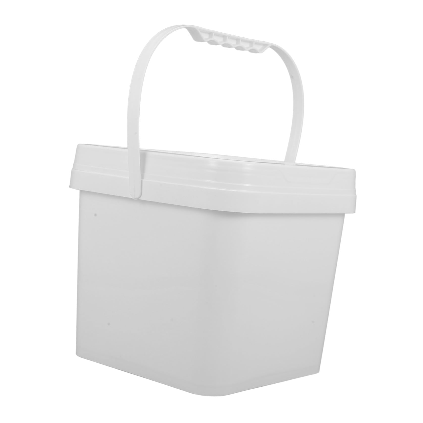Cubeta de Pintura Cuadrada Tapa Recipiente Duradero para Almacenamiento de Pintura y Polvo Químico Diseño Práctico para Uso Industrial y Doméstico