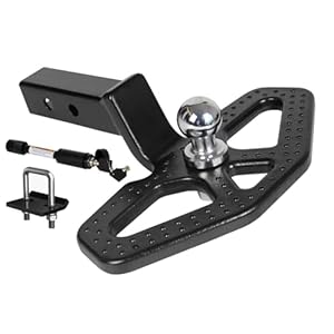 Keazet Tow Hitch Step Trailer Hitch Step 2&Quot; Trailer Hitch Step Steel Construction Rear Hitch Step With Hitch Lock &Amp; U-Shaped Stabilizer And Hitch Step With 2&Quot; Ball 6000Lbs Rated Tow Strap Capacity 10 415kb1+ootl. sl500 . ss300