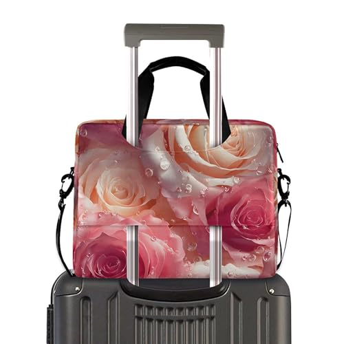 Funda Maletín para Laptop Flores Rosadas 13-15.6 pulg miniatura 2