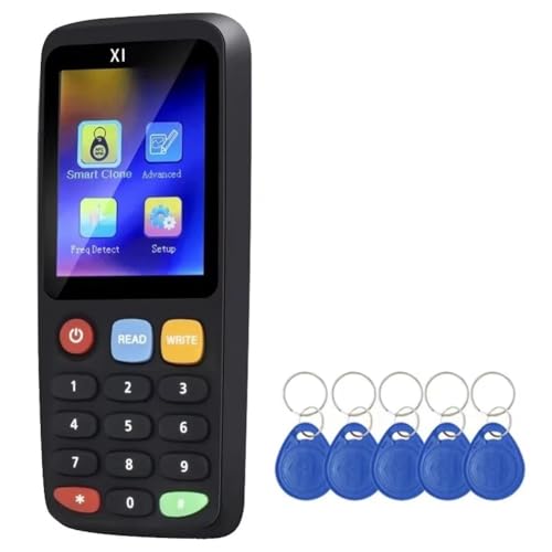 Duplicateur NFC X7 bi-fréquence haute précision avec 5 badges intelligents réinscriptibles