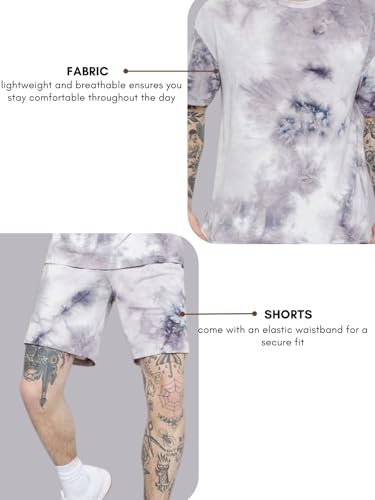 Image of OM SAI Creation Co Ord Set for Men | Night Suit | T-Shirt and Shorts Set for Man | Night Dress | Pyjama Set | Summer Wear | Lounge wear | Beach Outfit