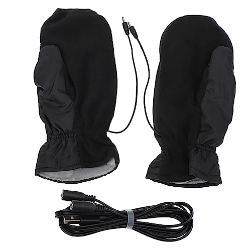 BRIGHTFUFU Snowboarding Gloves for Men Electric Heating Mittens Warm Outdoor Sports