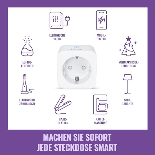 WiZ WLAN-Smart-Stecker, Typ F, 4er Pack – Ansicht 2