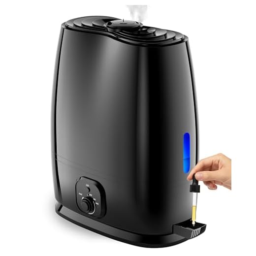 Everlasting Comfort Cool Mist Humidifiers for Bedroom (6L) - Humidifier Large Room No-Filter, Quiet Air Humidifier for Plants, Baby, Allergies, Dry Skin, Congestion, 50 Hr Run Time, Easy Clean