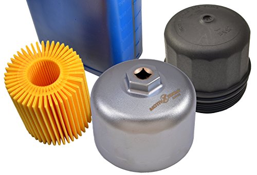 Motivx Tools MX2322-US 86.4mm 16 Flute Precision CNC Machined Aluminum Oil Filter Wrench Compatible with 2014 and Newer Volvo 2.0L 4 Cylinder Turbo Engines