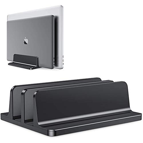 Amazon.co.jp: ノートパソコン スタンド 縦置き 2台収納 PC スタンド