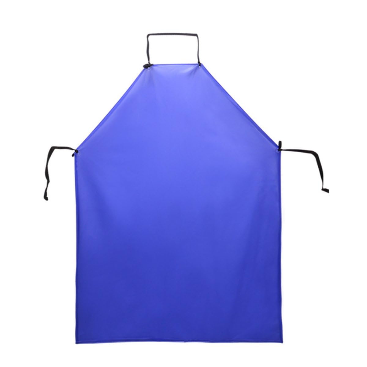 Grembiuli Regolabili, Grembiule in PVC, Cinturino Regolabile Blu Resistente all'olio(Medium Thick 120x80cm)
