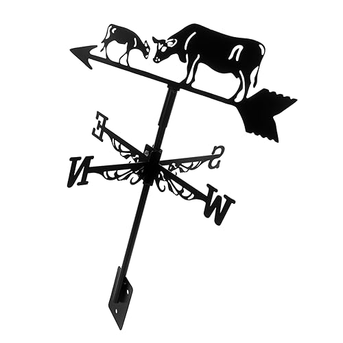 FUNOMOCYA Girouette Décorative en Métal Matériau en Fer pour La Décoration des Toits Et des Jardins