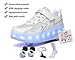 Roller Skate Shoes for Kids Boys Girls LED Roller Sneakers Light Up Fashion Flashing Wheels Shoes Rechargeable