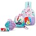 Disney The Little Mermaid Backpack and Lunch Box - Bundle with 16