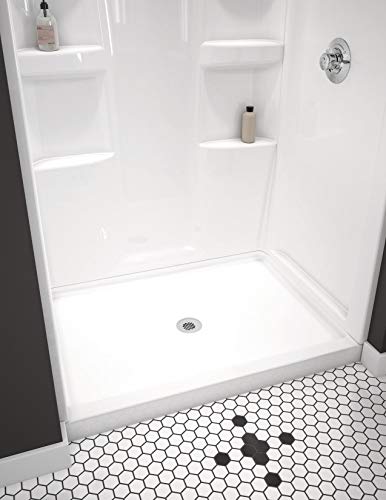 Delta Faucet Procrylic 48 X 34 Center-Drain Shower Base, High-Gloss White B78615-4834-Wh #TOP1