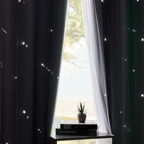 Image of XiDi Curtains for Bedroom Decor, Rainbow Green LightgreyGrey52 /96 /1