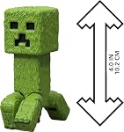 Mattel Minecraft Action Figure and Accessory Set, 4 ", Collectable Posable Creeper Character inspired by a Minecraft movie.