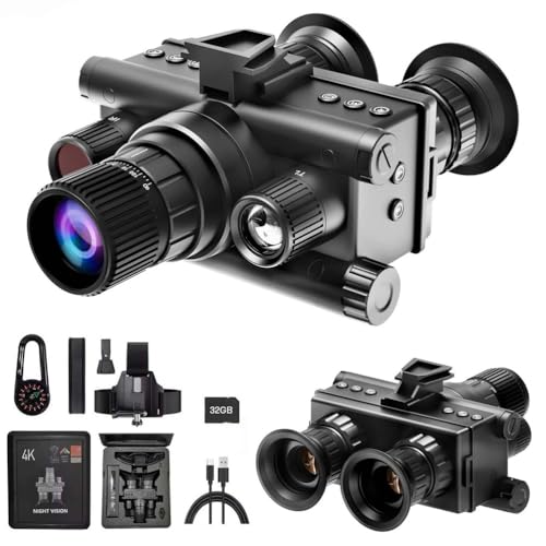 Binoculares de visión nocturna 4K con zoom 8X y enfoque manual miniatura 1