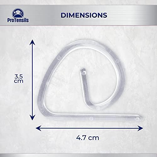 Protensils 30 Pcs Clear Plastic Tablecloth Clips - Picnic Outdoor Clips - Transparent #TOP1