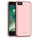 VOOE Battery Case for iPhone 7 Plus/ 8 Plus, 8500mAh Portable Battery Smart Battery Case for iPhone 7 Plus/ 8 Plus Portable Charging External Charger Cover 5.5 inch Charging Case - Rose Gold