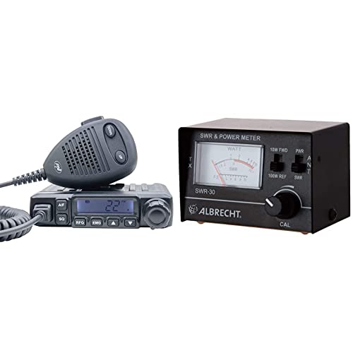 CB-Funkgerät PNI Escort HP 6500, Multistandard, 4 W, AM-FM, 12 V, ASQ, HF-Verstärkung & Albrecht SWR-30, PWR Power- Meter, Stehwellen- und Leistungsmessgerät zum Abstimmen von Funkantennen, small