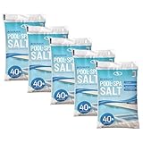 Aqua Joe 5 Pack 40 Lb Fast Dissolving Po...