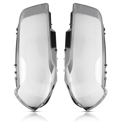 AUTOKAY New Left Right Front Headlight Lens Headlamp Cover Fits for BMW X3 E83 2004-2010
