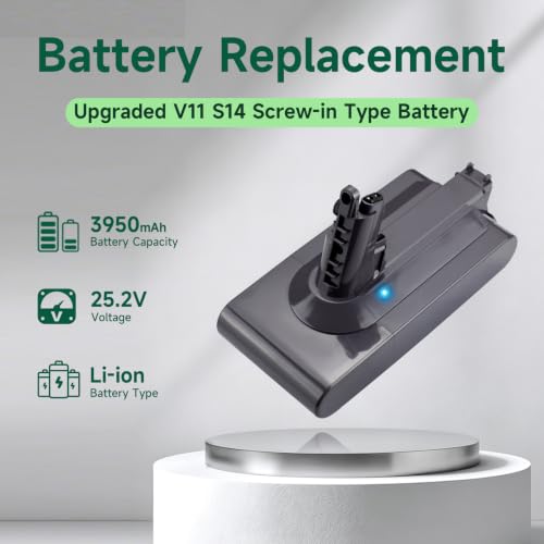 Batería V11 compatible Dyson SV14 Absolute recambio atornillable 25.2V 2