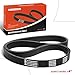 A-Premium Serpentine Belt 34.64 In For Subaru Baja Forester Impreza Legacy Outback WRX SVX & Honda Prelude & Chevrolet Cavalier Cobalt HHR & Saab 9-2X & Saturn Ion