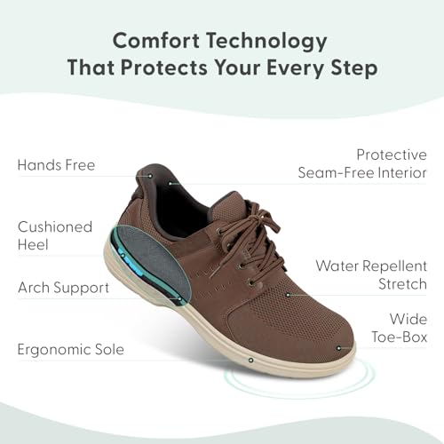 Orthofeet Men's Orthopedic Siron Hands-Free Casual Shoe3