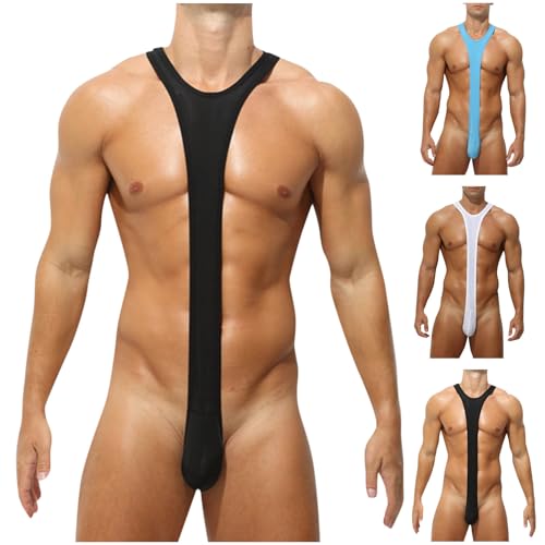 Cambkatl Men's Leotard Underwear Stretch One-Piece Bodysuit Lingerie Jockstrap Wrestling Singlet Sexy Thong Jumpsuits2